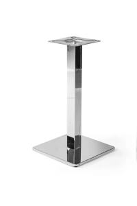 Kare Döküm Masa Ayağı Nikelajlı (Krom) - Cafe&Restaurant&Mutfak Masa Ayağı Ahşap Tabla İçin